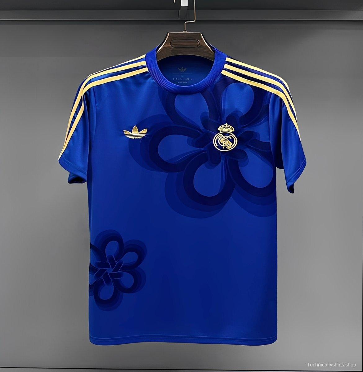 25/26 Manchester United Cultural Story Blue Chinese Lucky Knot Jersey