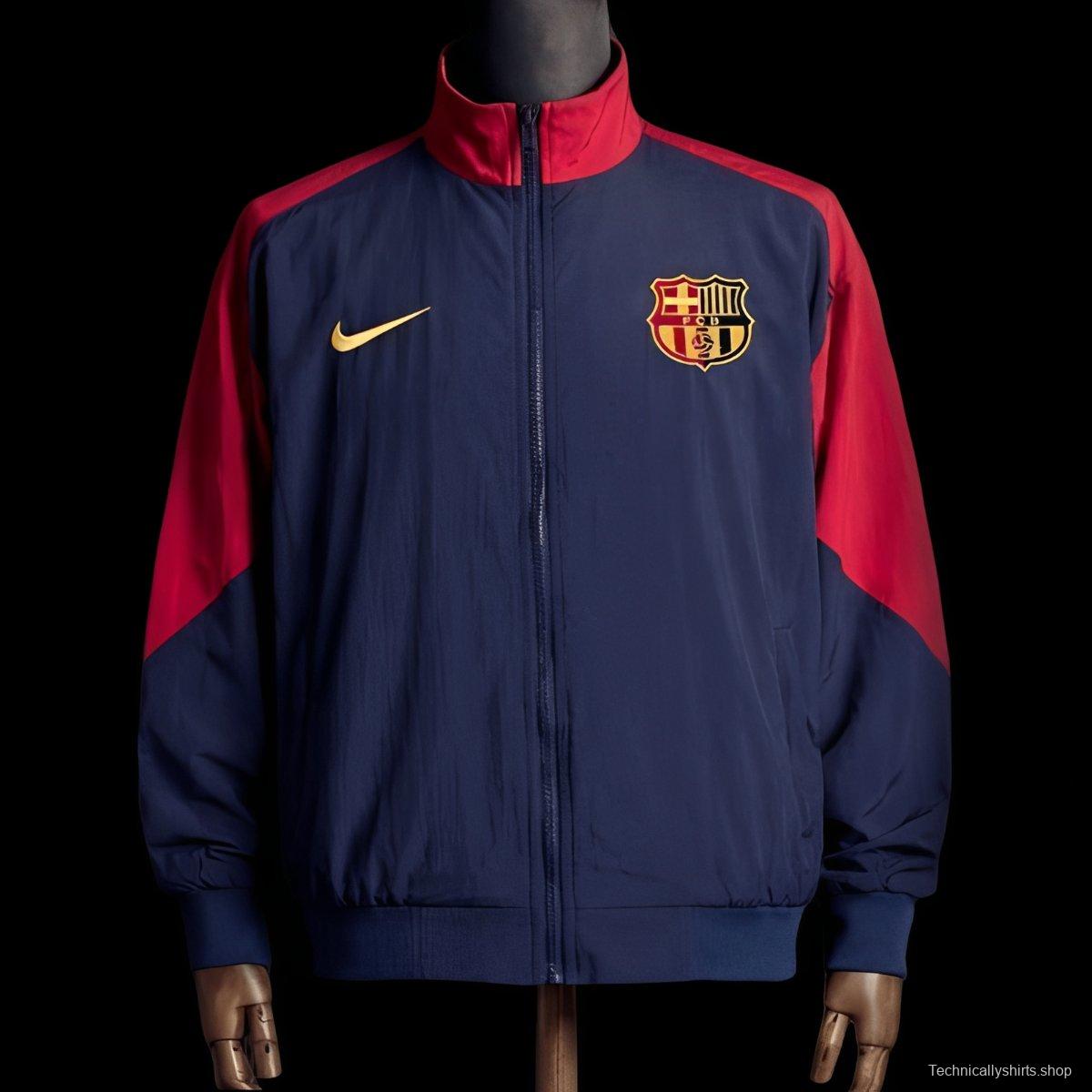 2026 Barcelona Black Jacket Windbreaker