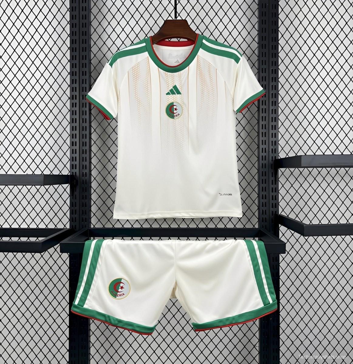 2026 Kids Algeria World Cup Home Kit
