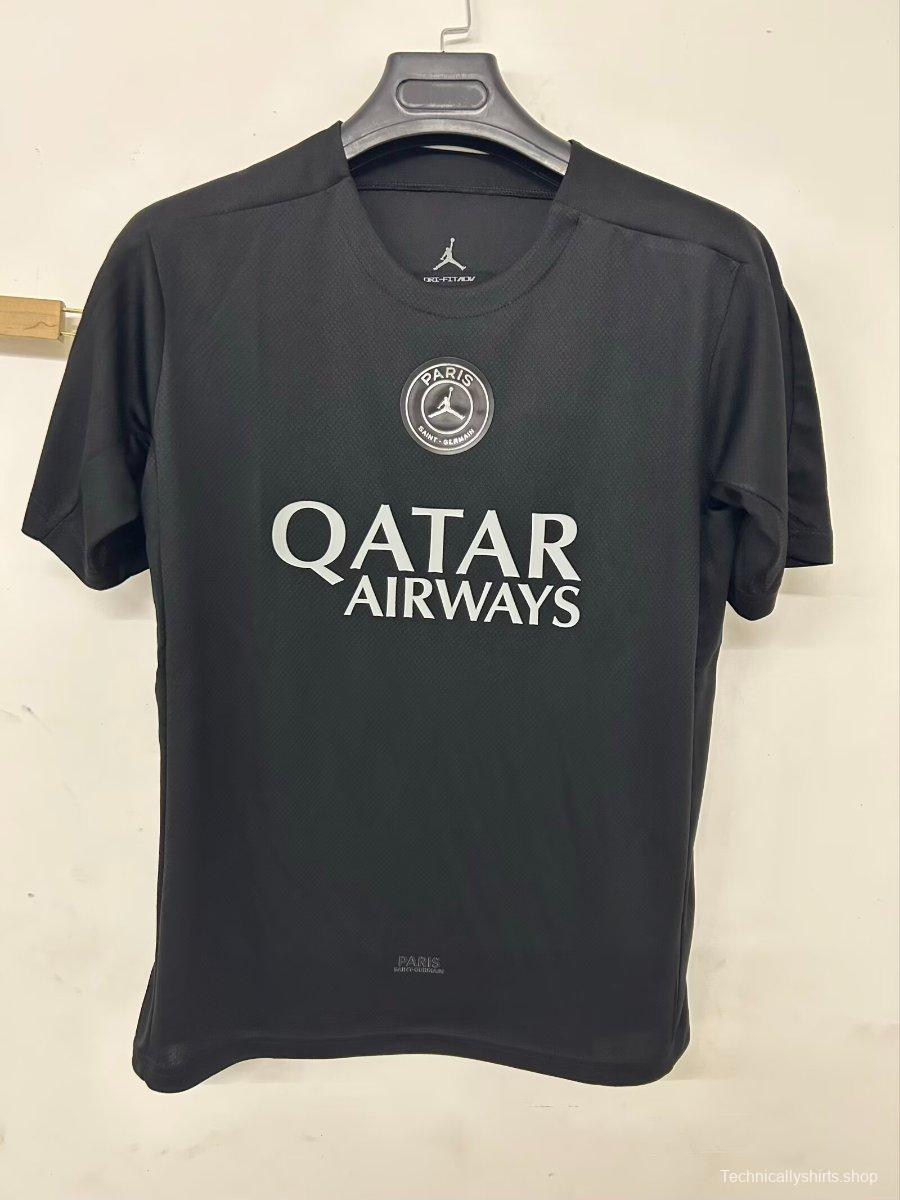 25/26 PSG Paris Saint-Germain Strike Top Black Jersey