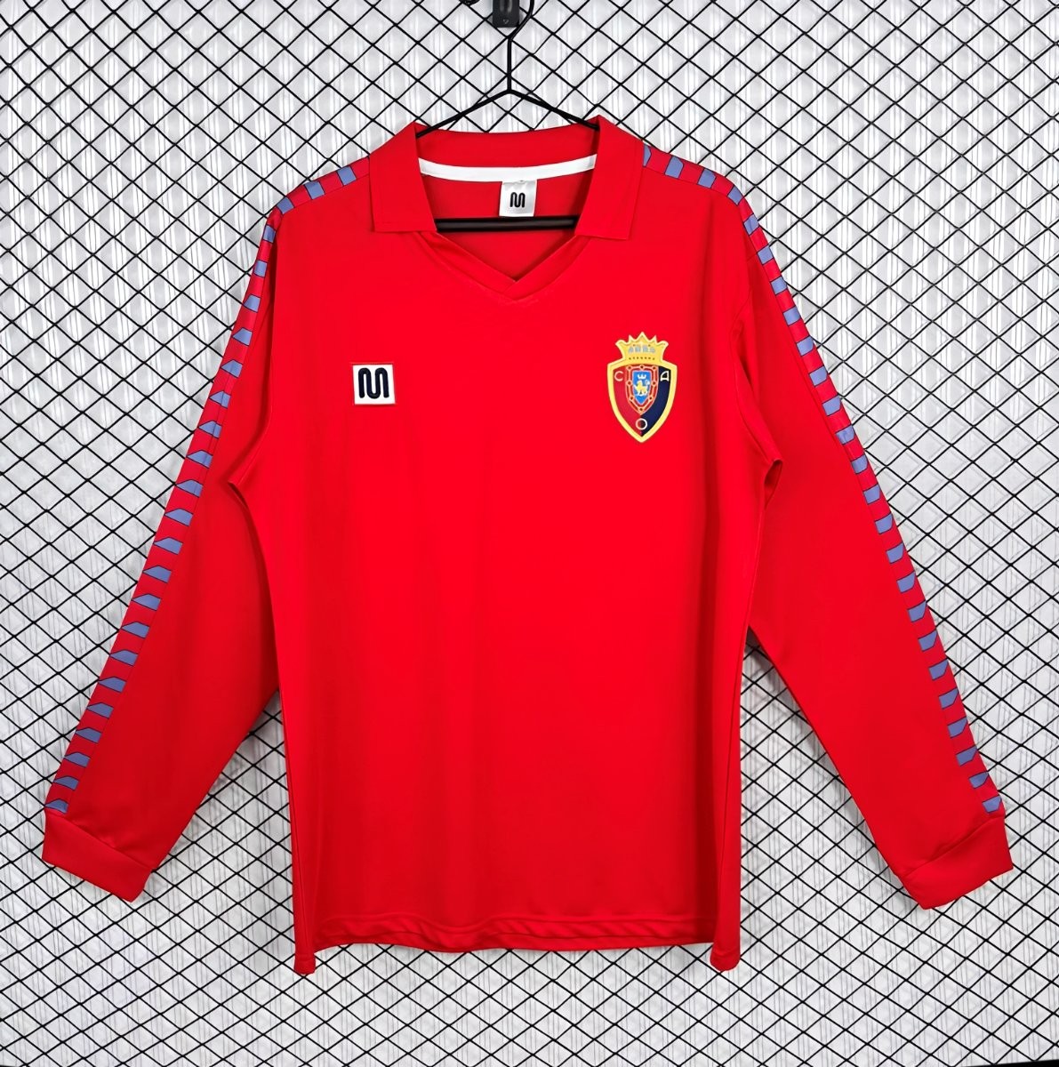 Retro 83/84 Osasuna Home Long Sleeve Jersey