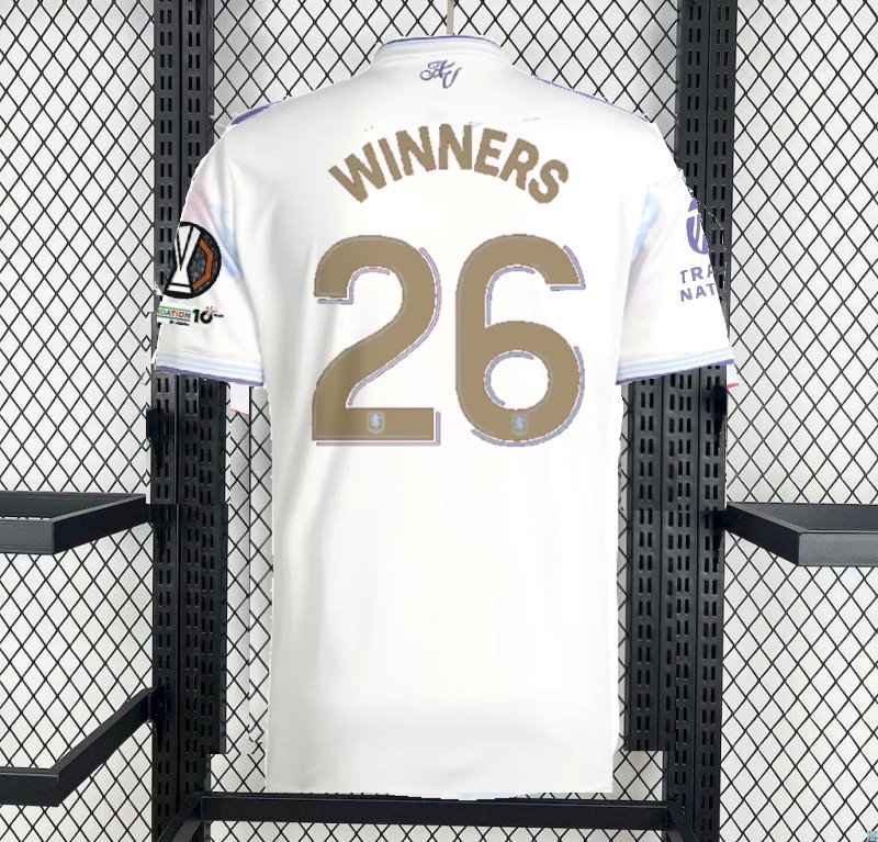 Aston Villa WINNERS 26 Third EUROPA Shirt Jersey 25/26