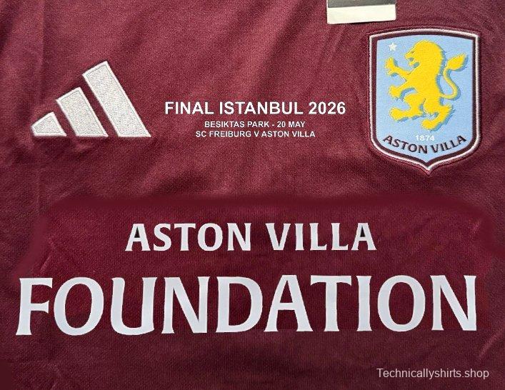 Aston Villa WINNERS 26 Home EUROPA Shirt Jersey 25/26