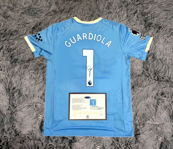 Pep Guardiola 25/26 Signed Shirt