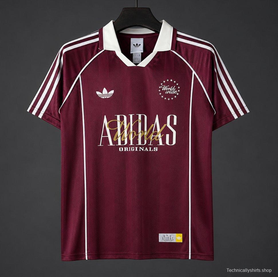 2026 Adidas Originals Worldwide Burgundy Jersey