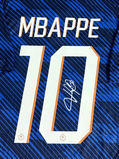 Mbappe France SIGNED 2026 World Cup