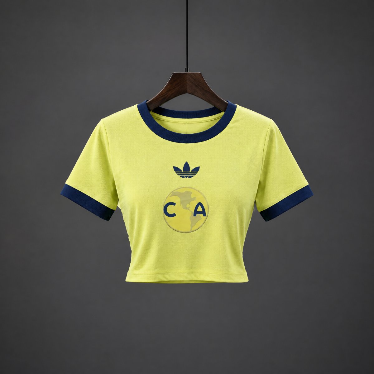2026 Club America 110 Years Anniversary Yellow Women Crop Jersey