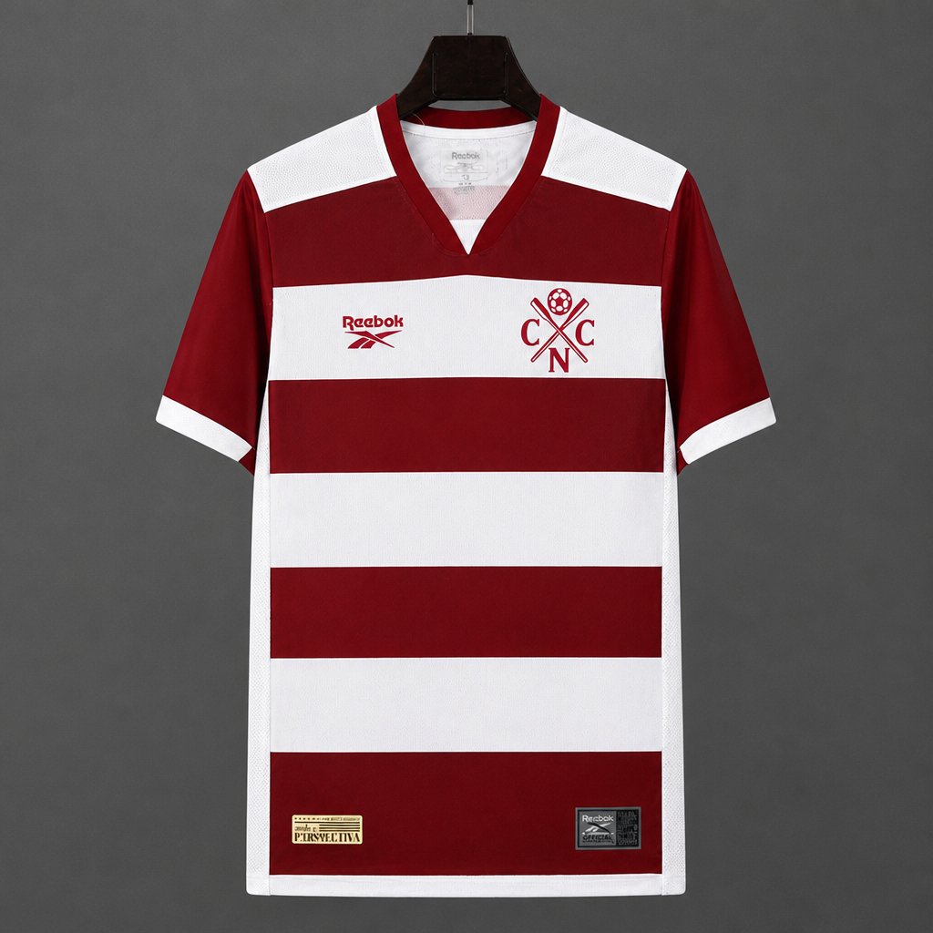 26/27 Nautico Capibaribe‌ Third Red White Stripes Jersey