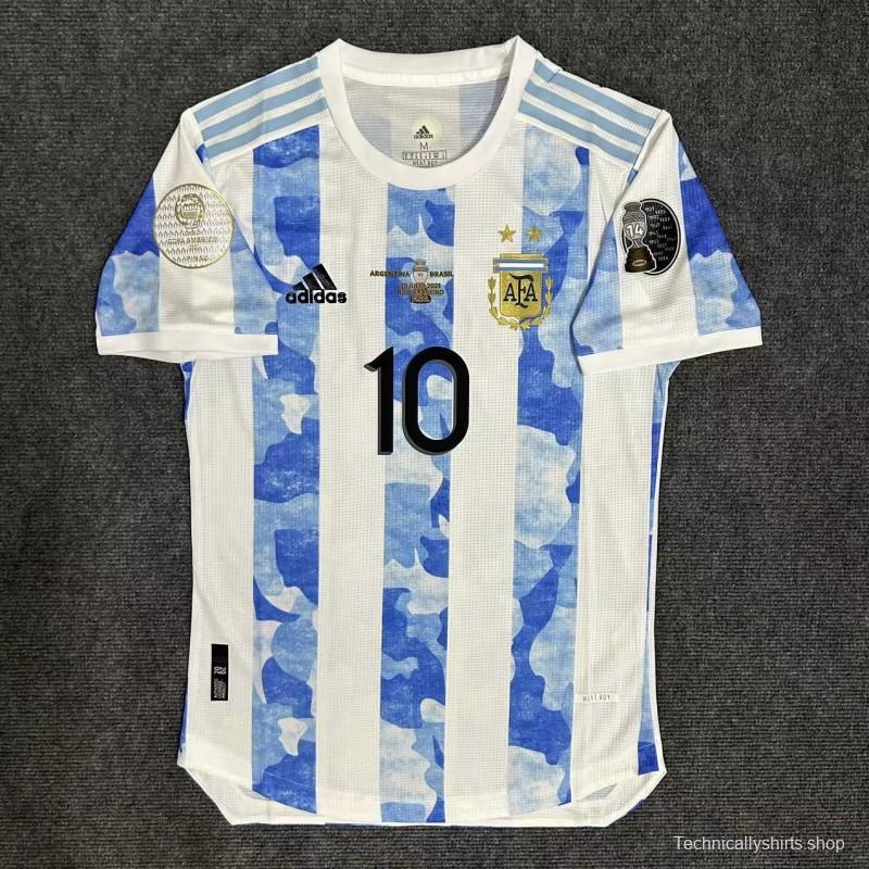 Leo Messi COPA AMERICA 21/22 Signature Shirt