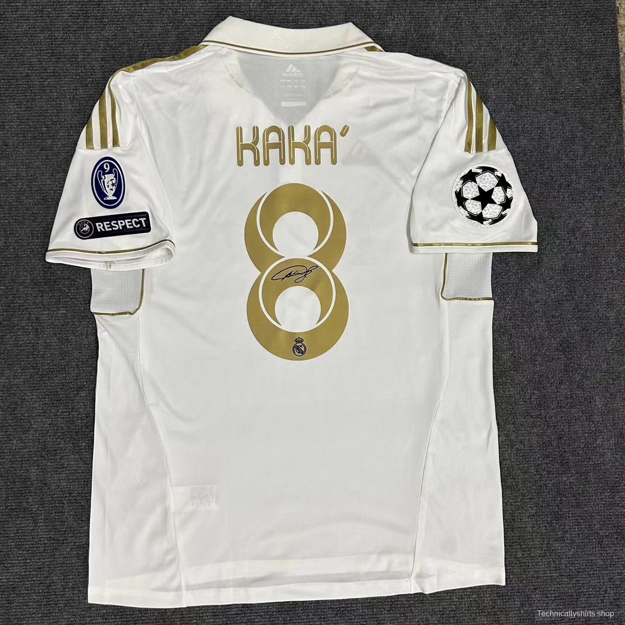 KAKA REAL MADRID 11/12 SIGNATURE FULL PATCH