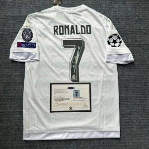 C.Ronaldo Signature Real Madrid 15/16 Final ALL FULL PATCHES