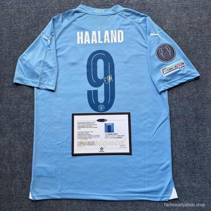 Erling Haaland UCL 23/24 Signature