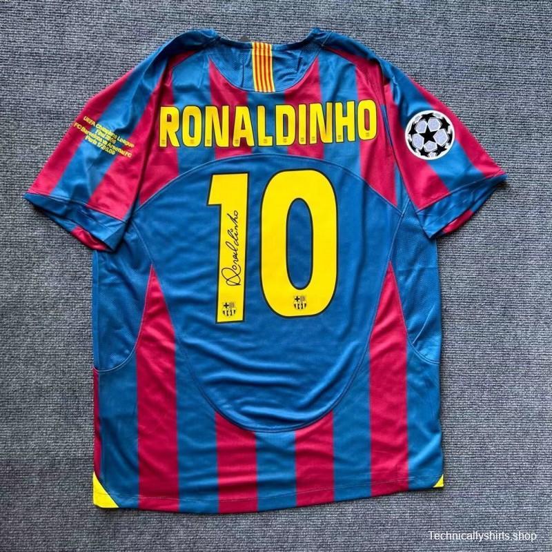 *TS20231206015465772R Replacement Free Ronaldinho Signed + Cert