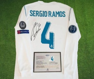 ramos 17/18 signed long sleeves + cert