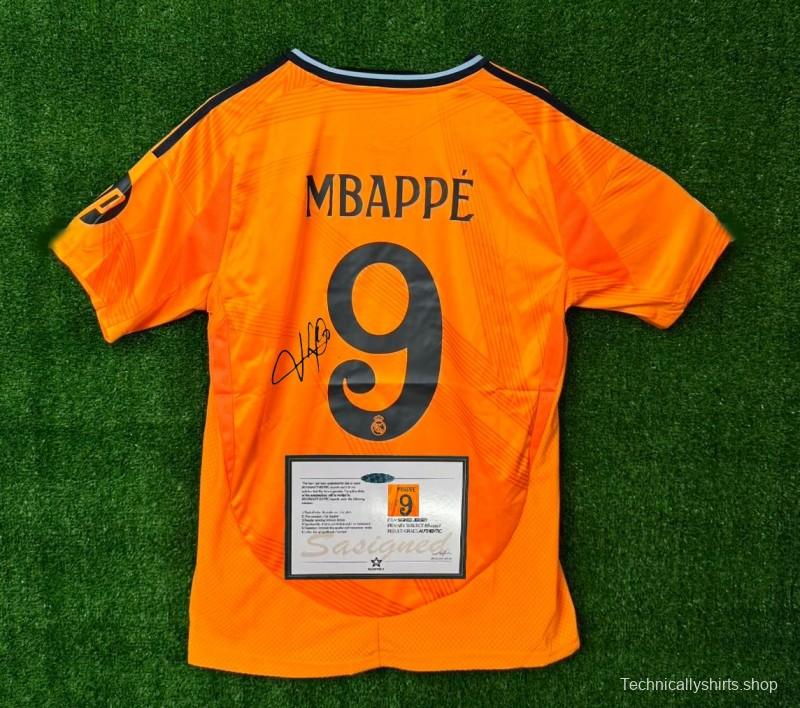 mbappe 24/25 orange third signed